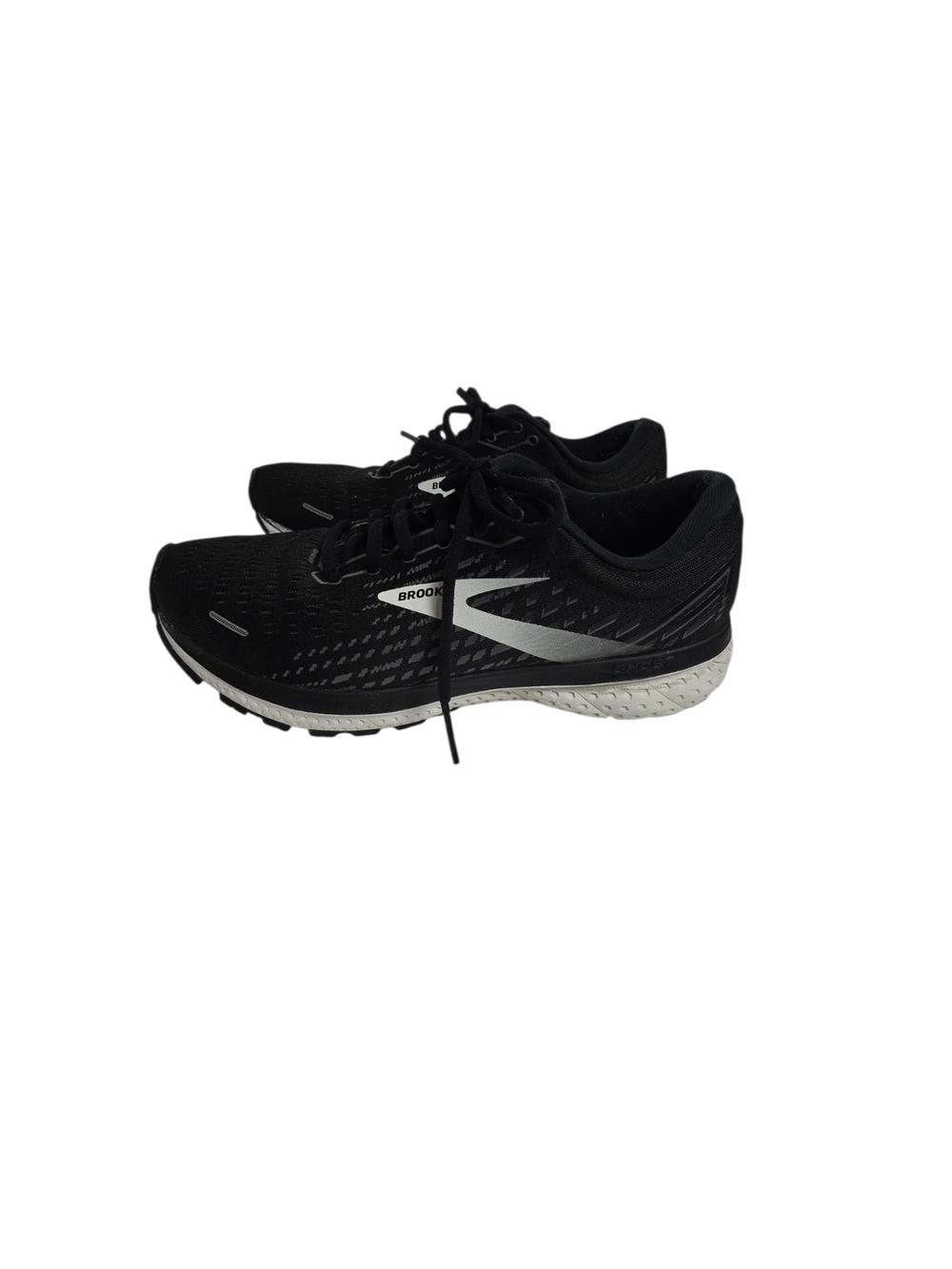 Brooks Ghost 13 Running Shoes Women's Size 9 Black White Athletic Sneakers